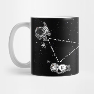 Space Crew 2420 Funny Quarantine Quotes Social Distancing 2m Mug